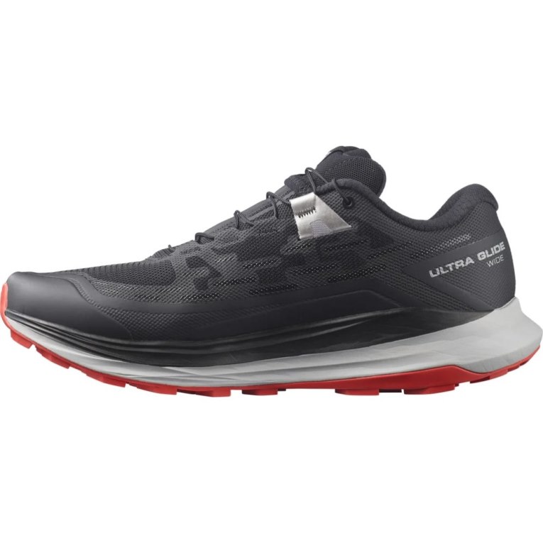 Black Salomon Ultra Glide Wide Men's Trail Running Shoes | IE ES4036